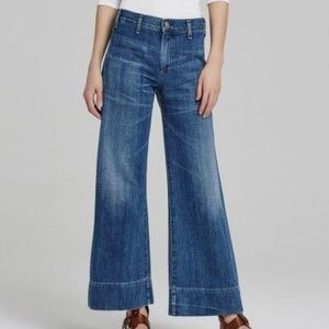 Citizen Of Humanity High Rise Wide Leg Crop Jean